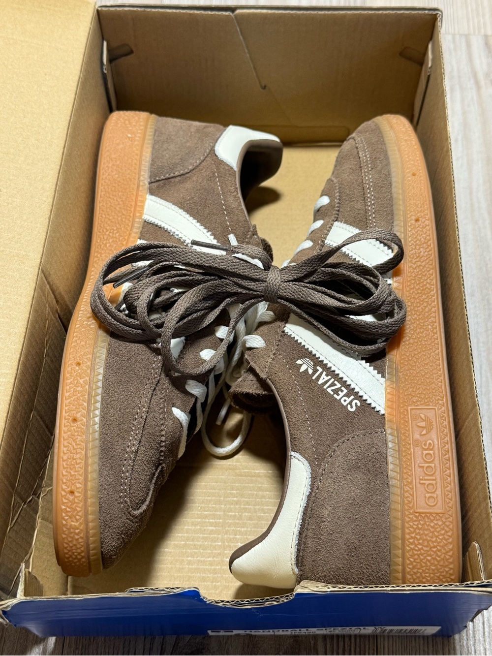Adidas Originals Handball Spezial Brown White Gum Sneaker W 9 - Picture 7 of 8